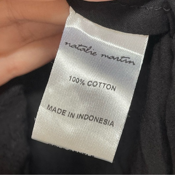 Natalie Martin Sierra Skirt Black Maxi Size Small Tangier Border Embroidery - Picture 5 of 5